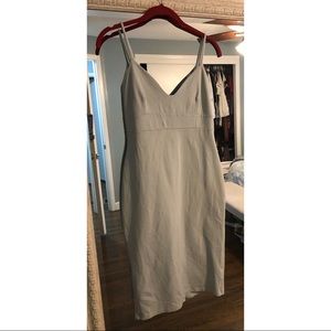 Baby Blue Spaghetti Top Bodycon Dress